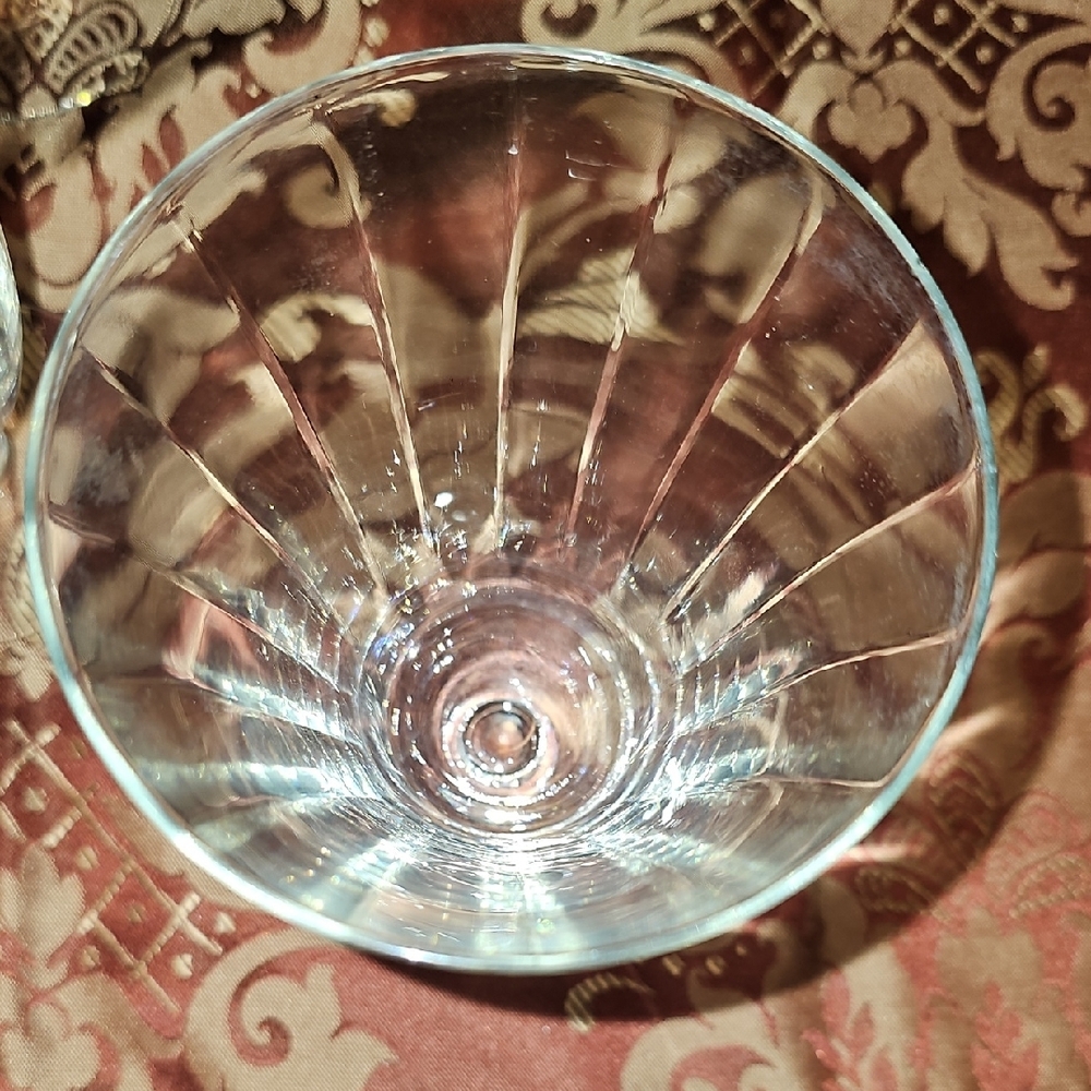 Fostoria Glass Crystal Footed Ice Tea Tumblers, Set of 5 - Picture 10 of 11
